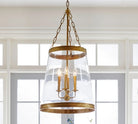 Elizabeth Glass Tapered Pendant (18") - Blushlighting