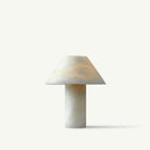 Ella Table Lamp Alabaster - Blushlighting