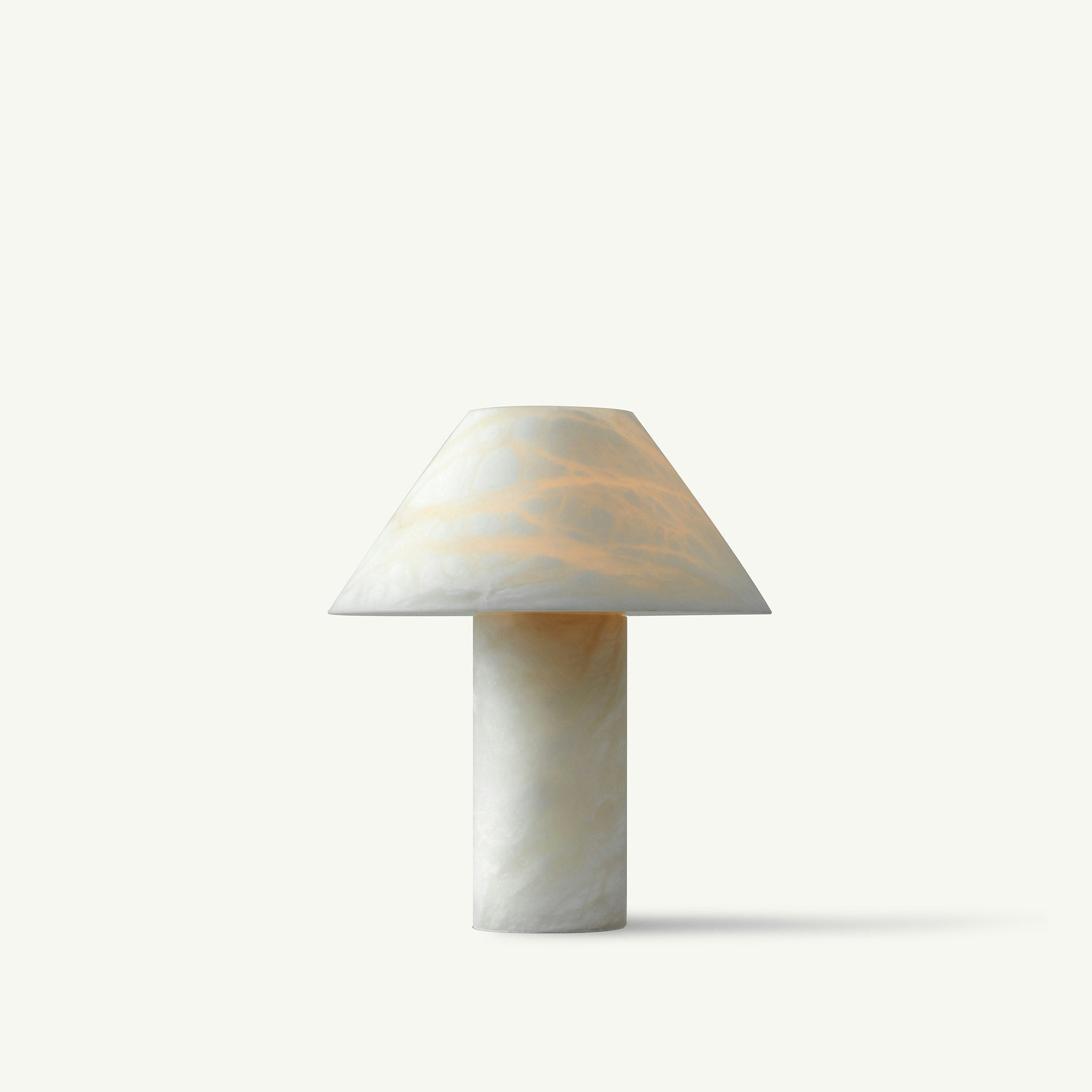 Ella Table Lamp Alabaster - Blushlighting