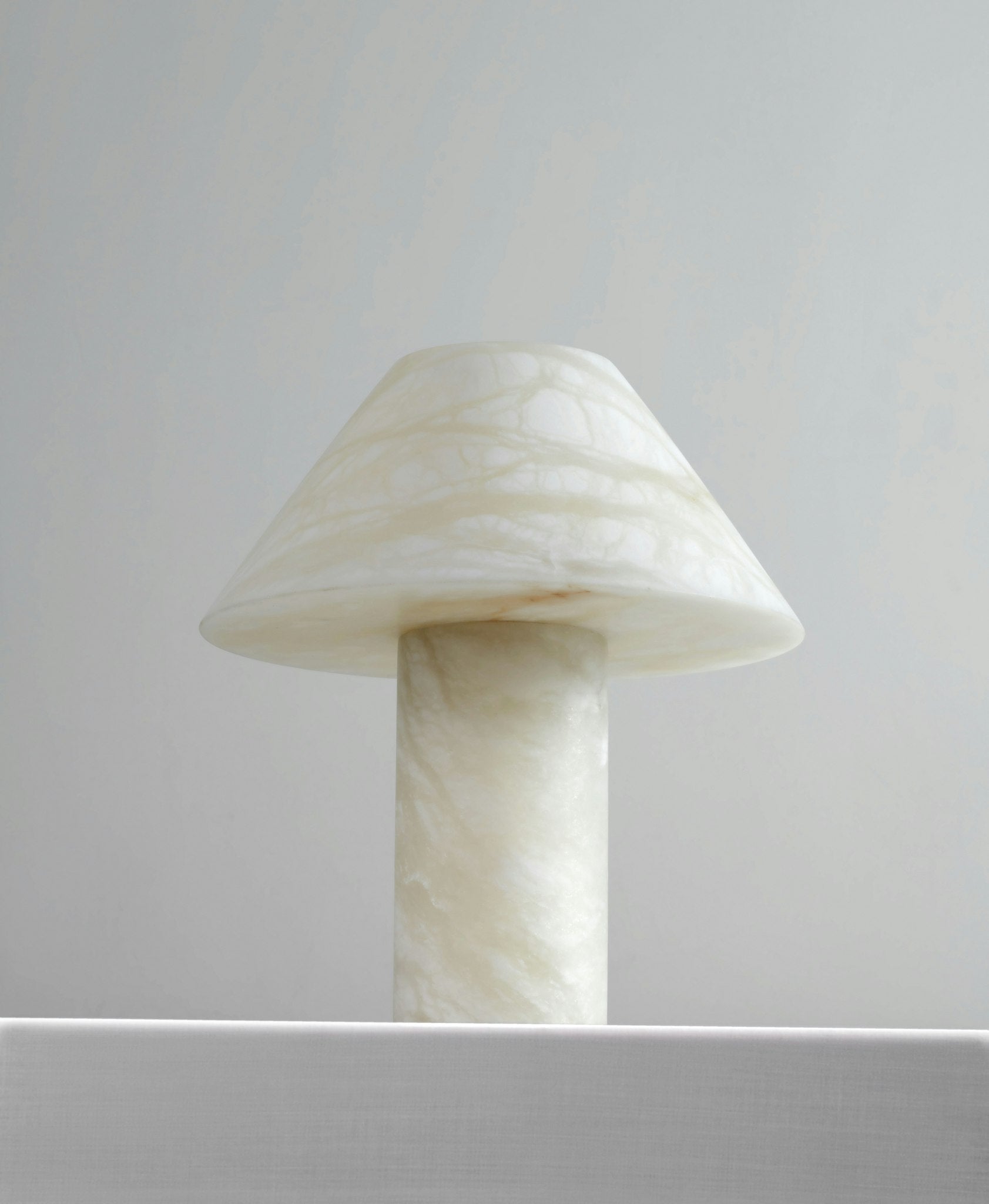 Ella Table Lamp Alabaster - Blushlighting