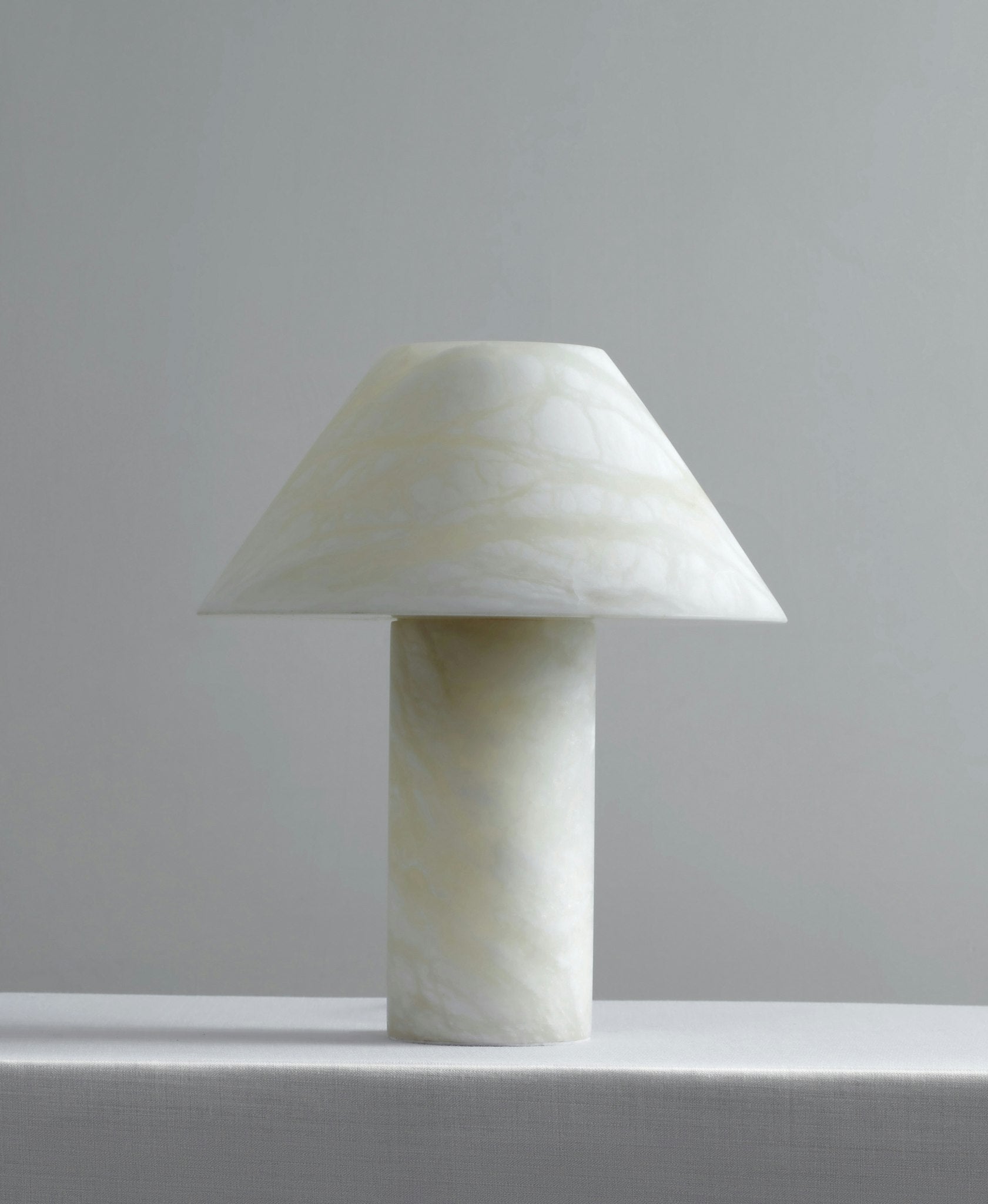 Ella Table Lamp Alabaster - Blushlighting