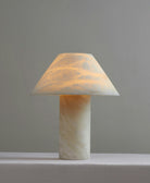 Ella Table Lamp Alabaster - Blushlighting