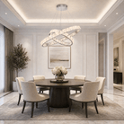 Ellery Crystal Galaxy Chandelier 37" - Blushlighting