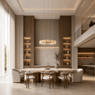 Ellery Crystal&Alabaster Round Ring Chandelier - Ø37.4" × H3" (Ø95 × H7.6 cm)Blushlighting