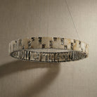 Ellery Crystal&Alabaster Round Ring Chandelier - Ø37.4" × H3" (Ø95 × H7.6 cm)Blushlighting