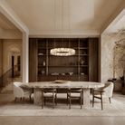 Ellery Crystal&Alabaster Round Ring Chandelier - Ø37.4" × H3" (Ø95 × H7.6 cm)Blushlighting