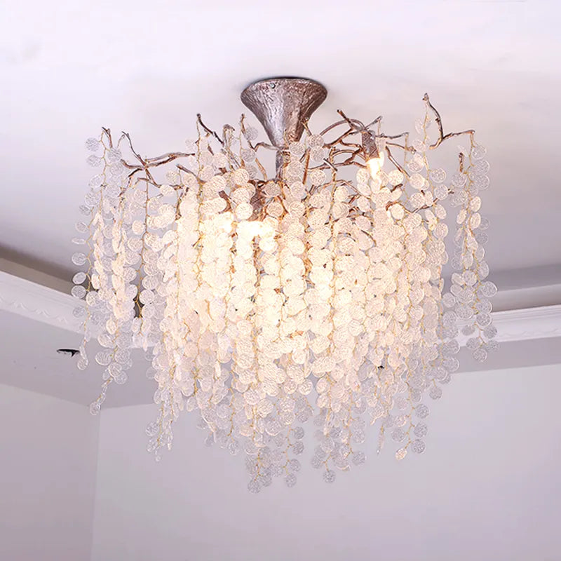 Ellie Modern Crystal Branch Chandelier - Ineffable Lighting