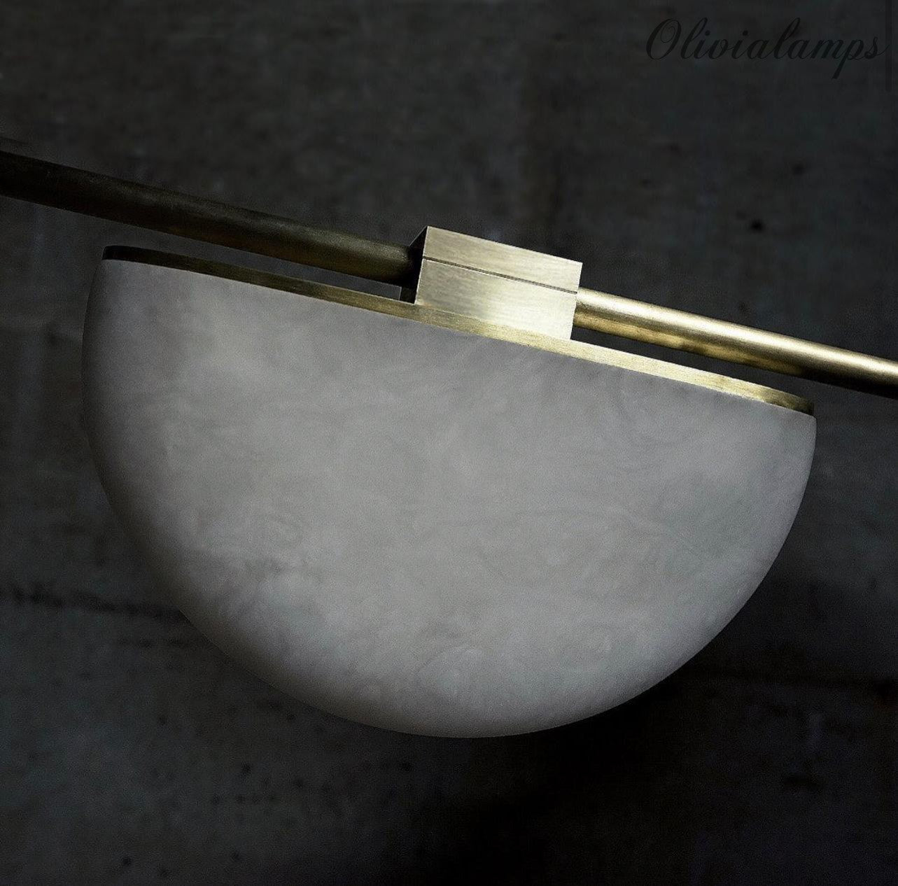 Elliot Alabaster Chandelier, Artistic Modern Chandelier for Bar Area - Blushlighting
