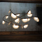 Elliot Alabaster Chandelier, Artistic Modern Chandelier for Bar Area - Blushlighting