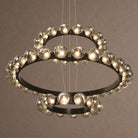 Ellison Bubbles 3-Tier Nested Glass Chandelier - Blushlighting