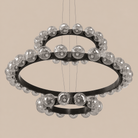 Ellison Bubbles 3-Tier Nested Glass Chandelier - Blushlighting