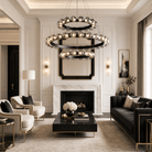 Ellison Bubbles 3-Tier Nested Glass Chandelier - Blushlighting