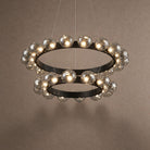 Ellison Bubbles Nested Glass Chandelier 31" - Blushlighting