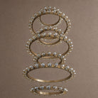 Ellison Glass Bubble Tiered Ring Chandelier - Blushlighting
