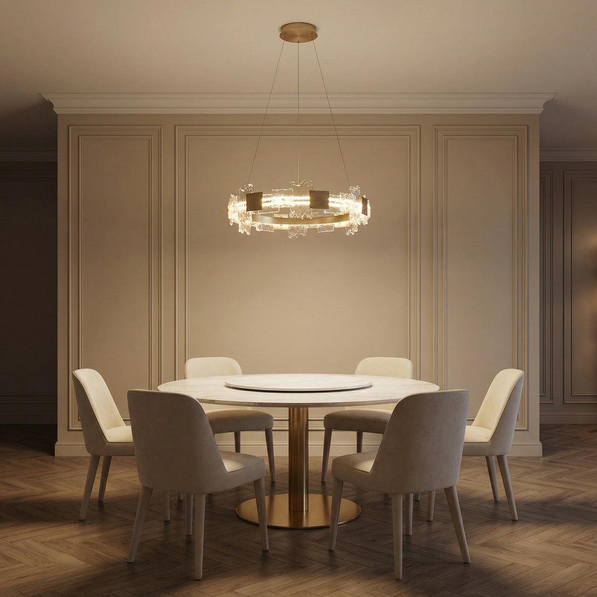 Elodie Modern Pendant Light - Ø23.6" × H9.4" (Ø60 × H24 cm)Blushlighting