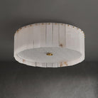 Elysian Alabaster Ceiling Lamp - ∅ 17.7″ x H 9.25″ / Dia 45cm x H 23.5cmBrass & WhiteBlushlighting