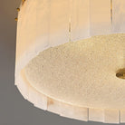 Elysian Alabaster Ceiling Lamp - ∅ 17.7″ x H 9.25″ / Dia 45cm x H 23.5cmBrass & WhiteBlushlighting