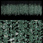 Emerald Rainfall Crystal Customize Chandelier - Support Customized DrawingsBlushlighting