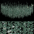 Emerald Rainfall Crystal Customize Chandelier - Support Customized DrawingsBlushlighting