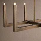 Emmet Linear Chandelier 48" 60" 72" - 72" W x 17.5" D x 11.5" HBlackBlushlighting