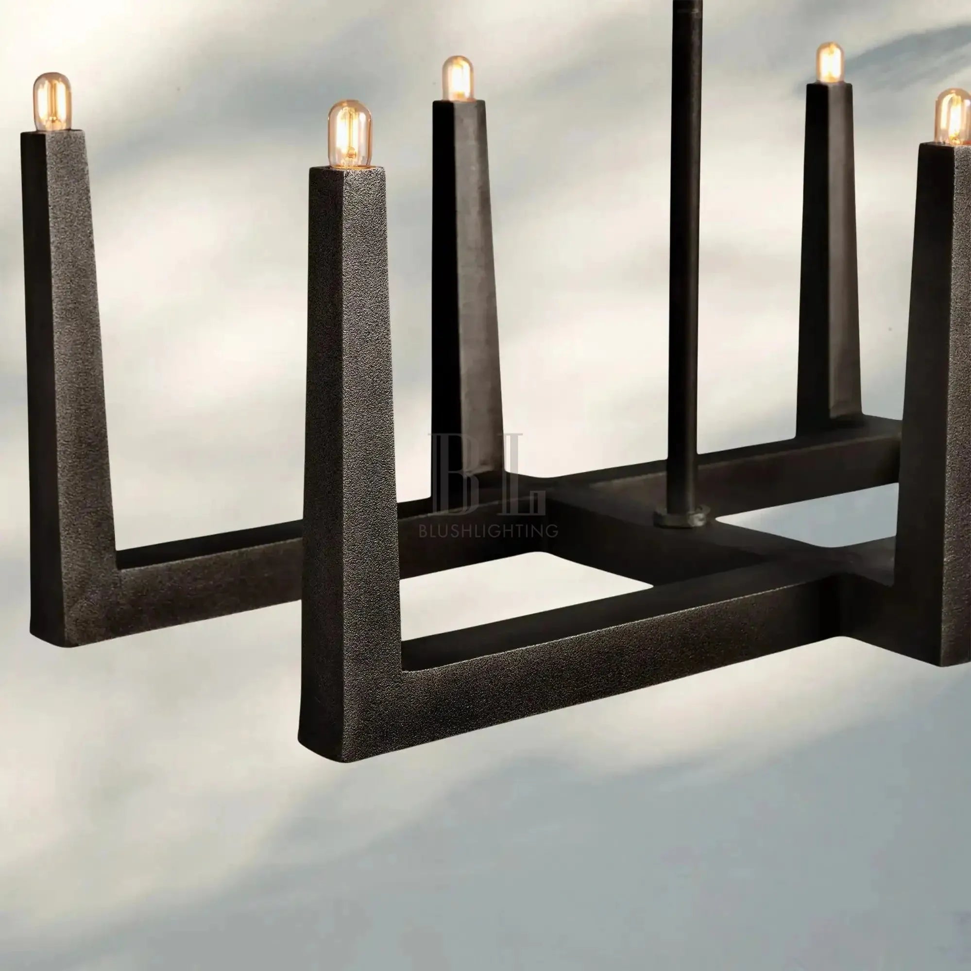 Emmet Linear Chandelier 48" 60" 72" - Blushlighting