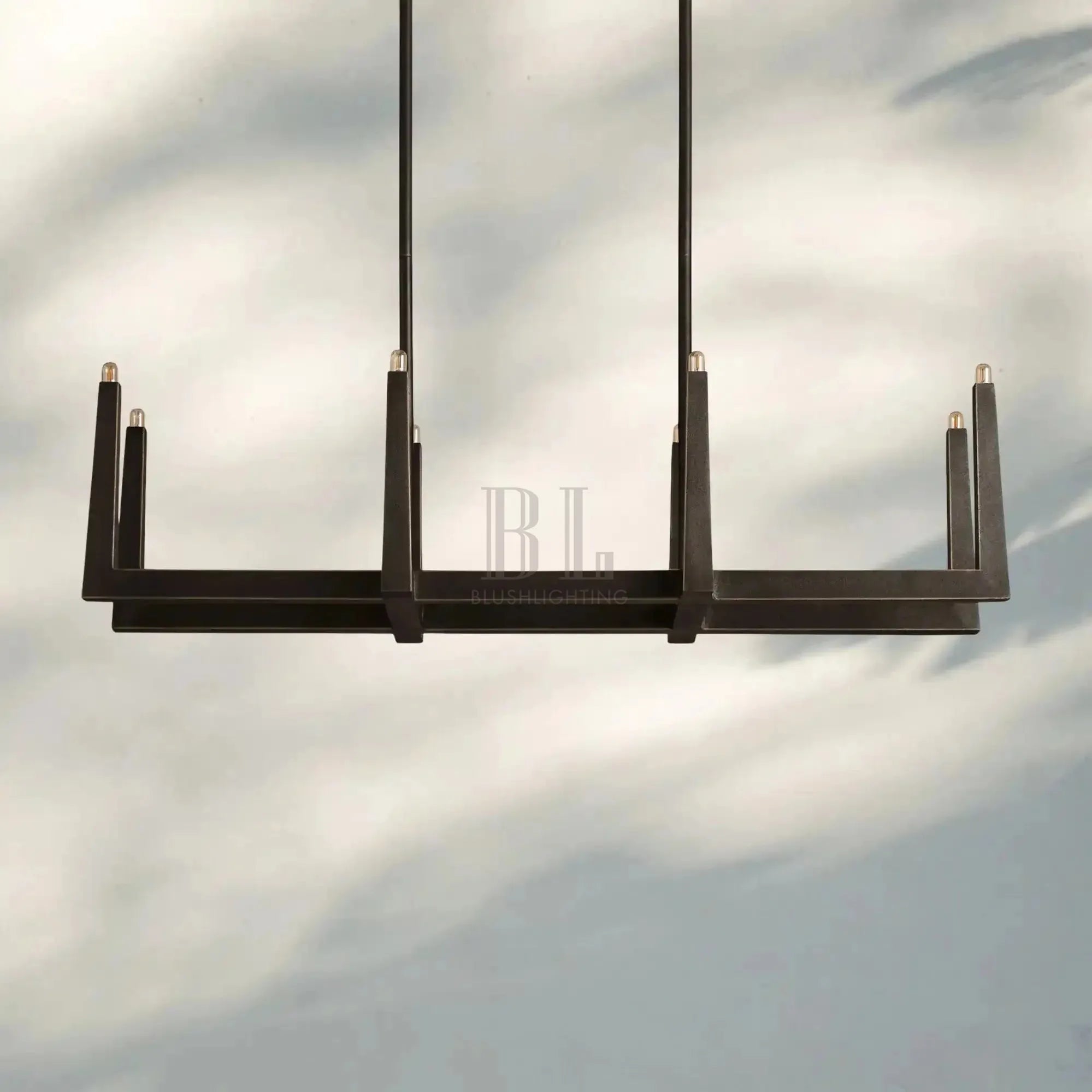Emmet Linear Chandelier 48" 60" 72" - Blushlighting