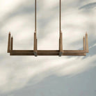 Emmet Linear Chandelier 48" 60" 72" - 72" W x 17.5" D x 11.5" HBronzeBlushlighting