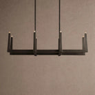 Emmet Linear Chandelier 48" 60" 72" - 48" W x 17.5" D x 11.5" HBrassBlushlighting