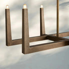 Emmet Linear Chandelier 48" 60" 72" - 72" W x 17.5" D x 11.5" HBronzeBlushlighting