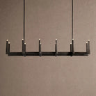 Emmet Linear Chandelier 48" 60" 72" - 72" W x 17.5" D x 11.5" HBlackBlushlighting