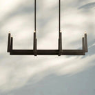 Emmet Linear Chandelier 48" 60" 72" - 48" W x 17.5" D x 11.5" HBronzeBlushlighting