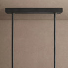 Emmet Linear Chandelier 48" 60" 72" - 72" W x 17.5" D x 11.5" HBlackBlushlighting