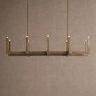Emmet Linear Chandelier 48" 60" 72" - 60" W x 17.5" D x 11.5" HBrassBlushlighting