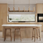 Emmet Linear Chandelier 48" 60" 72" - 48" W x 17.5" D x 11.5" HBrassBlushlighting