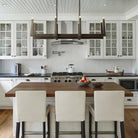 Emmet Linear Chandelier 48" 60" 72" - 48" W x 17.5" D x 11.5" HBrassBlushlighting
