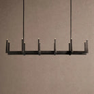 Emmet Linear Chandelier 48" 60" 72" - 72" W x 17.5" D x 11.5" HBlackBlushlighting