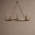 Emmet Round Chandelier - 54"BlackBlushlighting