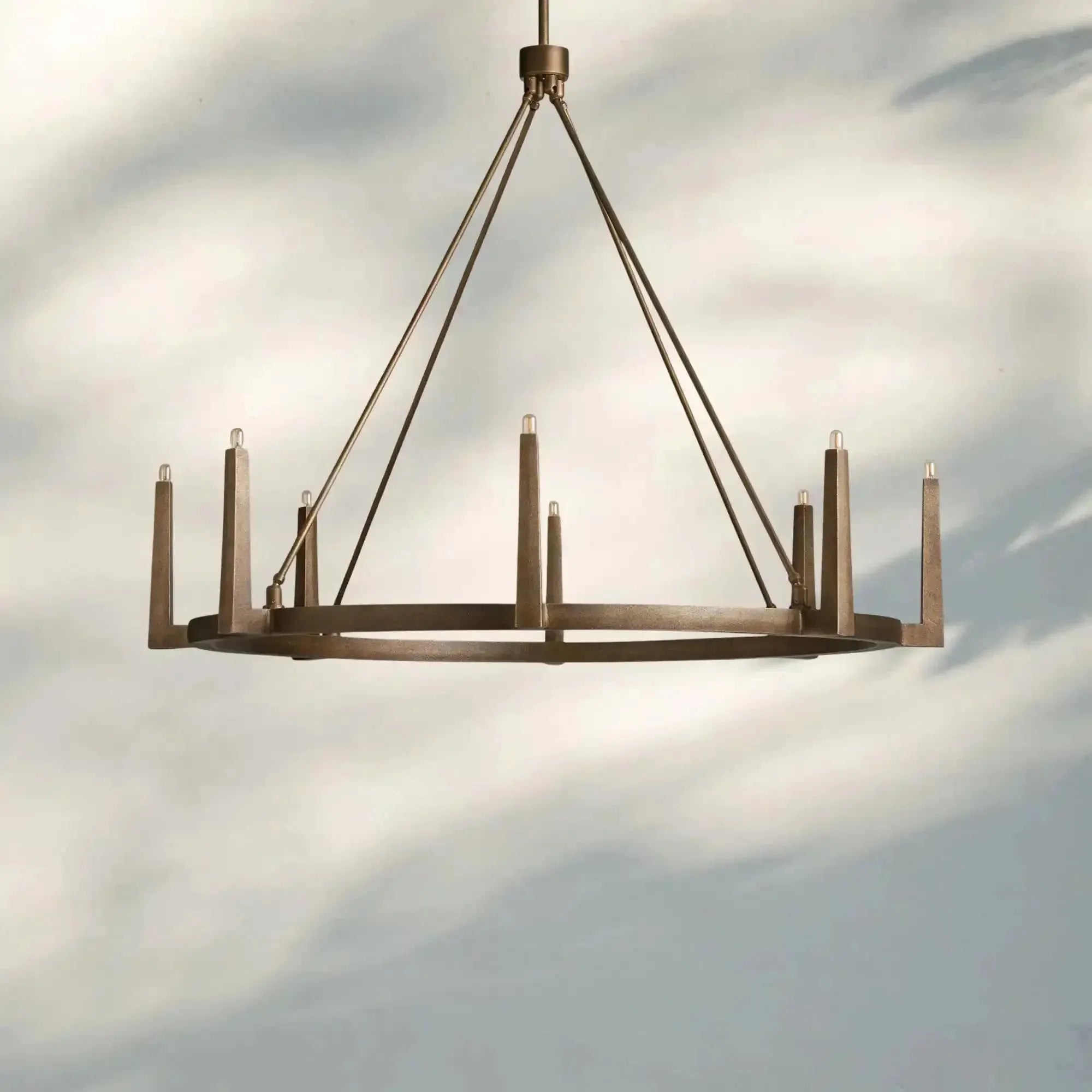 Emmet Round Chandelier - 54"BronzeBlushlighting