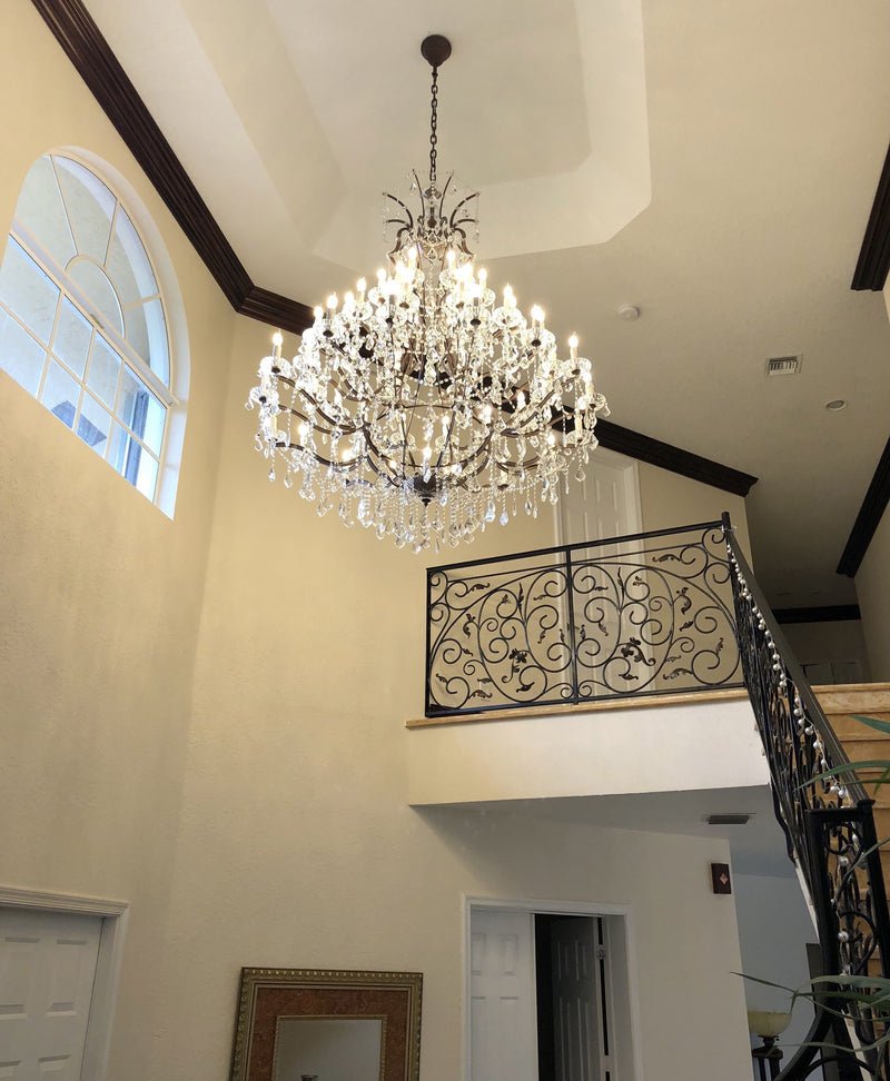 Empire Maria Theresa Crystal Chandelier 60” /50-LIGHT-Chandelier-Blushlighting-Blushlighting