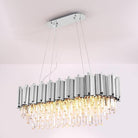 Enoch Crystal Dining Room Chandelier Chorme - 31"LChormeBlushlighting