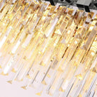 Enoch Crystal Dining Room Chandelier Chorme - 31"LChormeBlushlighting