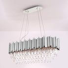 Enoch Crystal Dining Room Chandelier Chorme - 31"LChormeBlushlighting