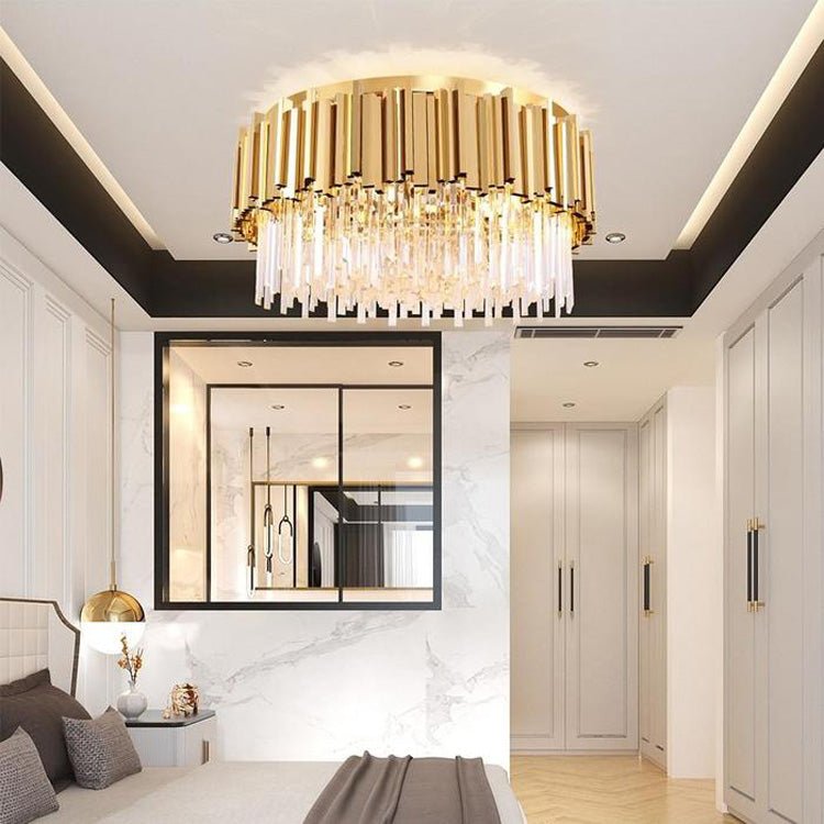 Enoch Flush Mount Chandelier - 40"Blushlighting