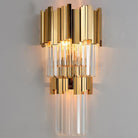 Enoch Three Tier Crystal Wall Sconce - Blushlighting
