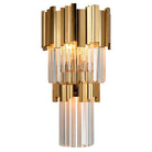 Enoch Three Tier Crystal Wall Sconce - Blushlighting