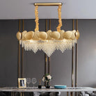 Erin Golden Crystal Chandelier-Blushlighting-Blushlighting