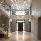 Esle Modern Pearl Necklace Chandelier - Black17 lightBlushlighting