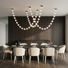 Esle Modern Pearl Necklace Chandelier Seus Lighting