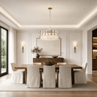 Eterea Crystal Halo Chandelier - Blushlighting