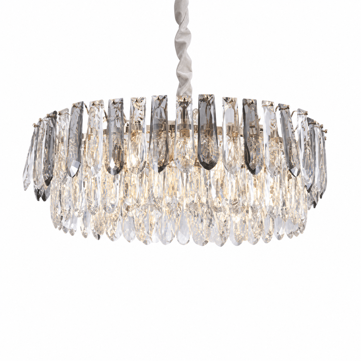 Eterea Crystal Halo Chandelier - Blushlighting